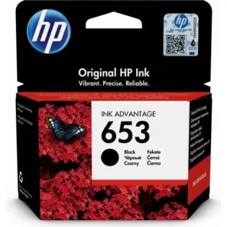 HP 653 (3YM75AE#302) - cartridge, black (černá) HP 653 (3YM75AE#302) - cartridge, black (černá)