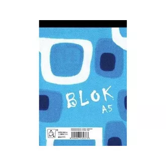 Blok A5 čistý 50 listů šitý eko Blok A5 čistý 50 listů šitý eko