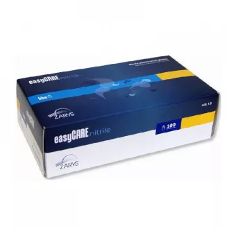 Rukavice nitril. nepudr. easyCARE vel. XL modré 100ks Rukavice nitril. nepudr. easyCARE vel. XL modré 100ks