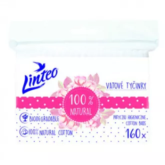 Vatové tyčinky eko Linteo 160ks zip Vatové tyčinky eko Linteo 160ks zip