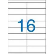 Etikety 105x35mm 2řadé 16etiket na archu 100listů Victoria
