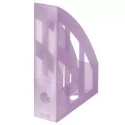Box magazín zkosený plast transp. lila