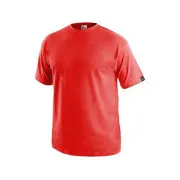 Tričko CXS DANIEL, krátký rukáv, červené, vel. 3XL