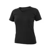 Tričko CXS ELLA, dámské, krátký rukáv, černá, vel. XS