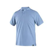 Polokošile CXS MICHAEL, krátký rukáv, nebesky modrá, vel. 3XL