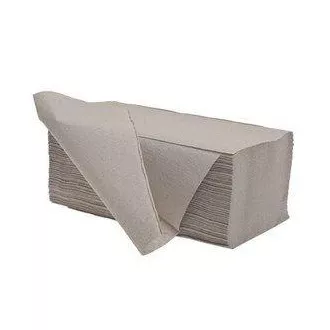 Ručníky pap. Z-Z 1vrs. šedé recykl 25x23cm 250ks Ručníky pap. Z-Z 1vrs. šedé recykl 25x23cm 250ks