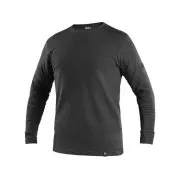 Tričko CXS PETR, dlouhý rukáv, černé, vel. 4XL