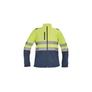 GRANADA HV SOFTSH.bunda žlutá/navy 3XL