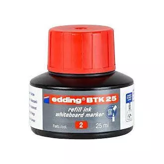 Inkoust Edding BTK25 červený 25ml do popisovačů na tabule Inkoust Edding BTK25 červený 25ml do popisovačů na tabule