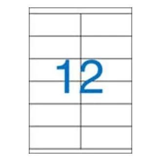 Etikety 105x48mm 2řadé 12etiket na archu 100listů Victoria Etikety 105x48mm 2řadé 12etiket na archu 100listů Victoria