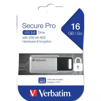VERBATIM Secure Data Pro USB Drive 16GB (PC & MAC) VERBATIM Secure Data Pro USB Drive 16GB (PC & MAC)