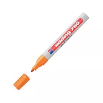 Popisovač Edding 750 lakový oranžový válcový hrot 2-4mm Popisovač Edding 750 lakový oranžový válcový hrot 2-4mm