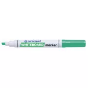 Značkovač Centropen 8569 na bílé tabule zelený klínový hrot 1-4,5mm