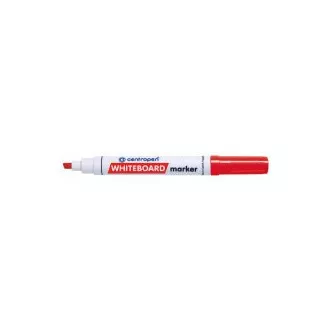Značkovač Centropen 8569 na bílé tabule červený klínový hrot 1-4,5mm Značkovač Centropen 8569 na bílé tabule červený klínový hrot 1-4,5mm