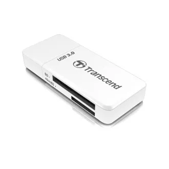 TRANSCEND Card Reader F5, USB 3.0, White TRANSCEND Card Reader F5, USB 3.0, White