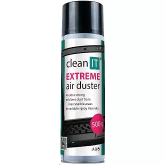 CLEAN IT Stlačený vzduch EXTREME 500g, NEHOŘLAVÝ