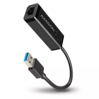AXAGON ADE-SR, USB-A 3.2 Gen 1 - Gigabit Ethernet síťová karta, auto instal, černá AXAGON ADE-SR, USB-A 3.2 Gen 1 - Gigabit Ethernet síťová karta, auto instal, černá