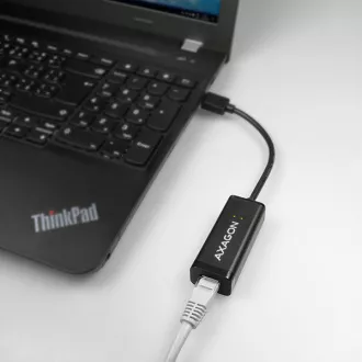 AXAGON ADE-SR, USB-A 3.2 Gen 1 - Gigabit Ethernet síťová karta, auto instal, černá AXAGON ADE-SR, USB-A 3.2 Gen 1 - Gigabit Ethernet síťová karta, auto instal, černá