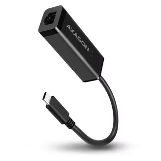 AXAGON ADE-SRC, USB-C 3.2 Gen 1 - Gigabit Ethernet síťová karta, auto instal, černá AXAGON ADE-SRC, USB-C 3.2 Gen 1 - Gigabit Ethernet síťová karta, auto instal, černá