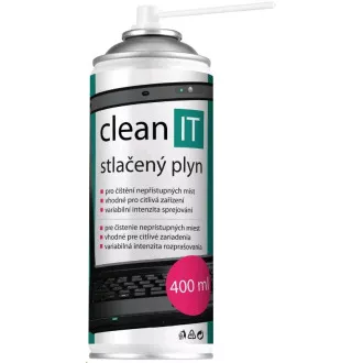 CLEAN IT Stlačený vzduch 400ml (náhrada za CL-1)