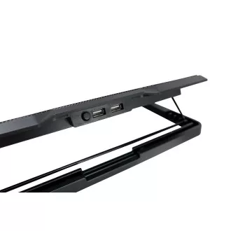 C-TECH chladící podložka pod NTB CLP-140, 15, 6", 2x 140mm, 2x USB, modré podsvícení C-TECH chladící podložka pod NTB CLP-140, 15, 6", 2x 140mm, 2x USB, modré podsvícení