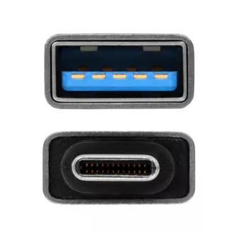 AXAGON RUCM-AFA, redukce USB-C (M) -> USB-A (F), USB 3.2 Gen 2, 3A, ALU AXAGON RUCM-AFA, redukce USB-C (M) -> USB-A (F), USB 3.2 Gen 2, 3A, ALU