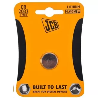 JCB knoflíková lithiová baterie CR2032, blistr 1 ks JCB knoflíková lithiová baterie CR2032, blistr 1 ks