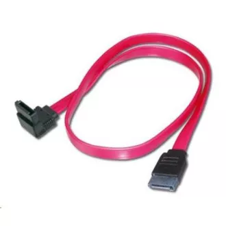 PREMIUMCORD Kabel SATA 0, 5m 1x90°+1x rovný konektor PREMIUMCORD Kabel SATA 0, 5m 1x90°+1x rovný konektor