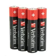 VERBATIM Alkalické baterie AAA, 4 Pack - Shrink, LR3