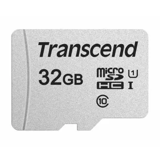 TRANSCEND MicroSDHC karta 32GB 300S, UHS-I U1 + adaptér TRANSCEND MicroSDHC karta 32GB 300S, UHS-I U1 + adaptér