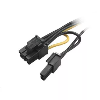 AKASA adaptér napájecí na 6+2pin PCIe (2xSATA male power to a 6+2pin PCIe female connector) AKASA adaptér napájecí na 6+2pin PCIe (2xSATA male power to a 6+2pin PCIe female connector)