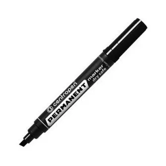 Popisovač Centropen 8516 permanent černý klínový hrot 2-5mm Popisovač Centropen 8516 permanent černý klínový hrot 2-5mm