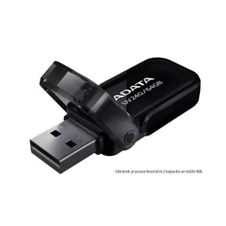 ADATA Flash Disk 32GB USB 2.0 Dash Drive UV240, Black ADATA Flash Disk 32GB USB 2.0 Dash Drive UV240, Black