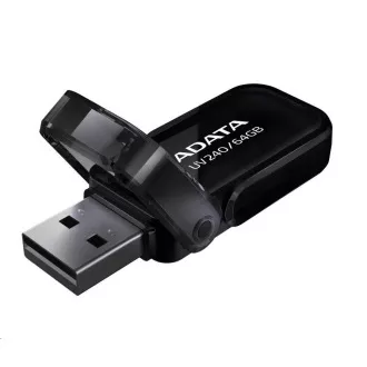 ADATA Flash Disk 64GB UV240, USB 2.0 Dash Drive, černá ADATA Flash Disk 64GB UV240, USB 2.0 Dash Drive, černá