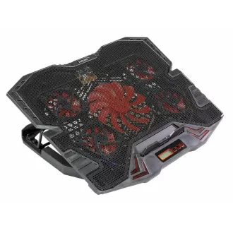 EVOLVEO Ania 5R, chladicí podstavec pro notebook, červené podsvícení EVOLVEO Ania 5R, chladicí podstavec pro notebook, červené podsvícení