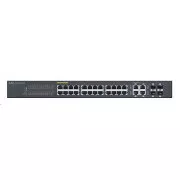 Zyxel GS1920-24HPv2 28-port Gigabit WebManaged PoE Switch, 24x gigabit RJ45, 4x gigabit RJ45/SFP, 802.3at, 375W pro PoE