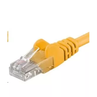 PREMIUMCORD Patch kabel UTP RJ45-RJ45 CAT5e 0.25m žlutá PREMIUMCORD Patch kabel UTP RJ45-RJ45 CAT5e 0.25m žlutá