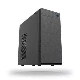 CHIEFTEC skříň Elox Series HC-10B, Miditower, USB 3.0, Black with Hair brush design front panel, bez zdroje CHIEFTEC skříň Elox Series HC-10B, Miditower, USB 3.0, Black with Hair brush design front panel, bez zdroje