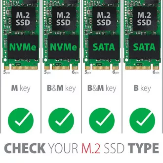 AXAGON PCEM2-DC, PCIe x4 - M.2 NVMe M-key + SATA B-key slot adaptér, chladič, LP AXAGON PCEM2-DC, PCIe x4 - M.2 NVMe M-key + SATA B-key slot adaptér, chladič, LP