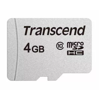TRANSCEND MicroSDHC karta 4GB 300S, Class 10, bez adaptéru TRANSCEND MicroSDHC karta 4GB 300S, Class 10, bez adaptéru