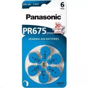 PANASONIC Zinkovzduchová baterie PR-675(44)/6LB AA 1, 2V (Blistr 6ks)