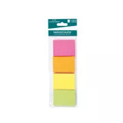 Bloček samolepící 51x38mm 5 neon barev 4x50 listů Concorde