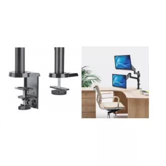 MANHATTAN Stolní držák LCD/ TV, kloubový, dve pohyblivé ramená (17"-32") MANHATTAN Stolní držák LCD/ TV, kloubový, dve pohyblivé ramená (17"-32")