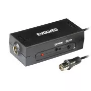 EVOLVEO Amp 1, anténní zesilovač FM/DAB+/DVB-T2, filtr LTE, 4G, 5G