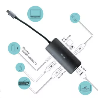 i-tec USB-C Metal Nano Dock 4K HDMI + Power Delivery 60 W i-tec USB-C Metal Nano Dock 4K HDMI + Power Delivery 60 W