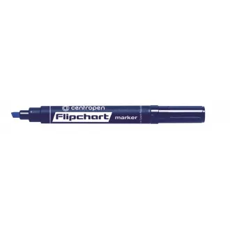 Značkovač Centropen 8560 na Flipchart modrý klínový hrot 1-4,6mm Značkovač Centropen 8560 na Flipchart modrý klínový hrot 1-4,6mm