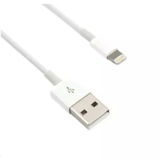 C-TECH kabel USB 2.0 Lightning (IP5 a vyšší) nabíjecí a synchronizační kabel, 2m, bílý C-TECH kabel USB 2.0 Lightning (IP5 a vyšší) nabíjecí a synchronizační kabel, 2m, bílý
