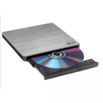 HITACHI LG - externí mechanika DVD-W/CD-RW/DVD±R/±RW/RAM GP60NS60, Slim, Silver, box+SW HITACHI LG - externí mechanika DVD-W/CD-RW/DVD±R/±RW/RAM GP60NS60, Slim, Silver, box+SW