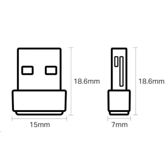 TP-Link Archer T2U Nano WiFi5 USB adapter (AC600, 2, 4GHz/5GHz, USB2.0) TP-Link Archer T2U Nano WiFi5 USB adapter (AC600, 2, 4GHz/5GHz, USB2.0)
