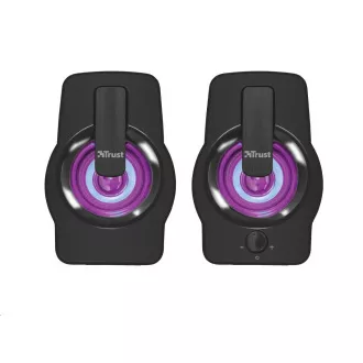 TRUST Gemi RGB 2.0 Speaker Set - černý TRUST Gemi RGB 2.0 Speaker Set - černý